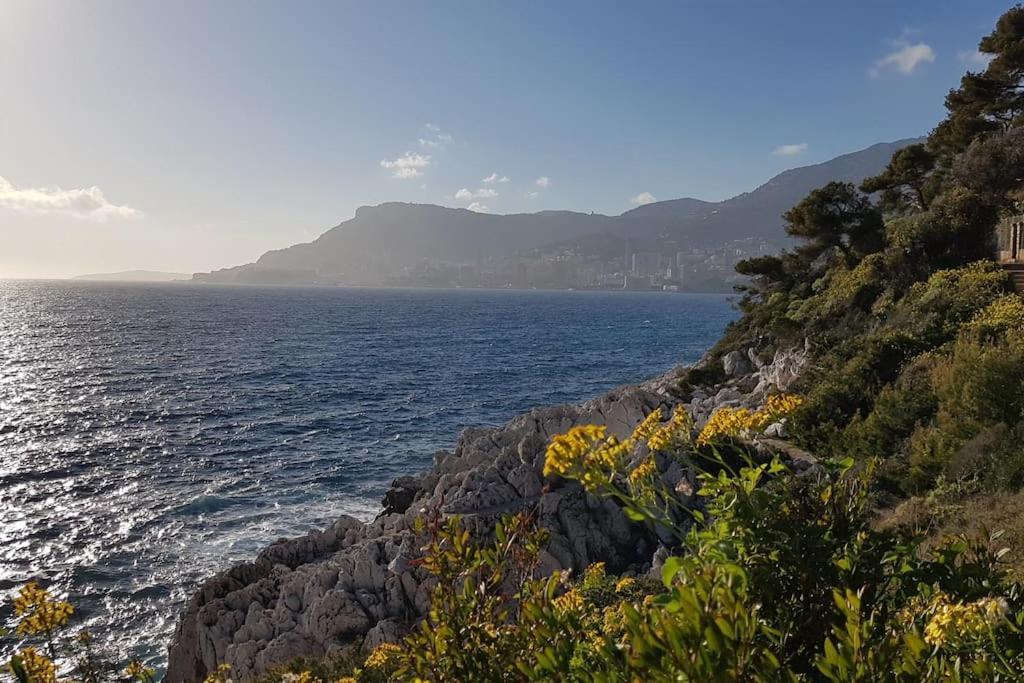 Appartement Bord De Mer Avec Garage Menton Eksteriør billede